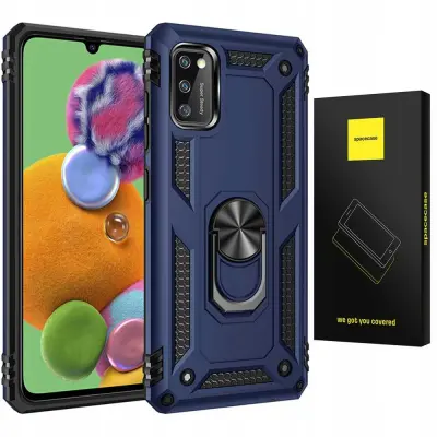 OVITEK SPACECASE RING NX ZA SAMSUNG GALAXY A41 MODRA