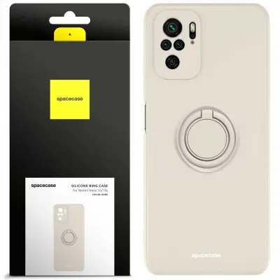 SPACECASE SILIKONSKI OVITEK OBROČ ZA XIAOMI REDMI NOTE 10 10S BONE