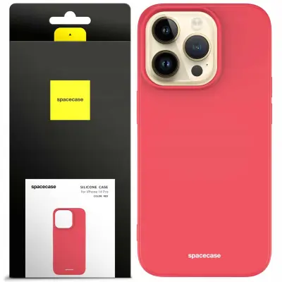 SILIKONSKI OVITEK SPACECASE ZA IPHONE 14 PRO MAX RDEČ