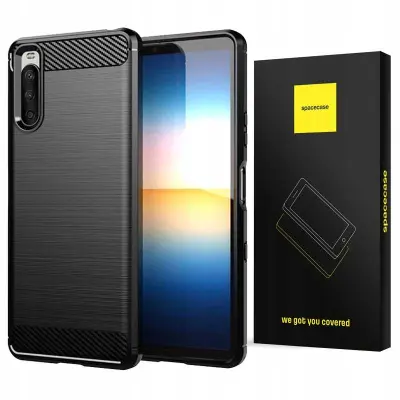 SPACECASE OVITEK CARBON COVER ZA SONY XPERIA 10 IV ČRN