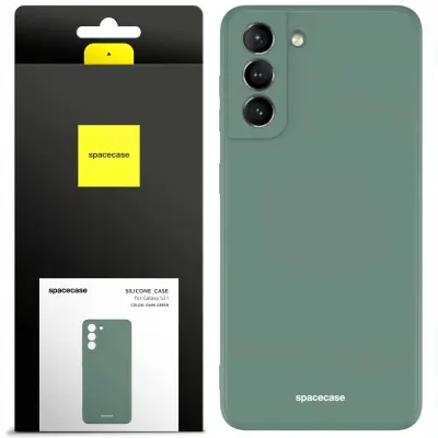SILIKONSKI OVITEK SPACECASE ZA SAMSUNG GALAXY S21 OVITEK ZELEN