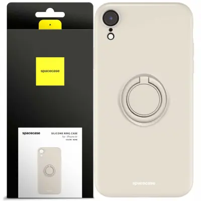 SPACECASE SILIKONSKI OVITEK OBROČ ZA IPHONE XR 11 12 13 14 BONE
