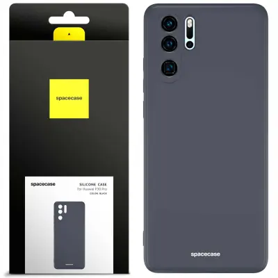 SILIKONSKI OVITEK SPACECASE ZA HUAWEI P30 PRO OVITEK ČRN