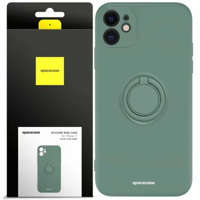SPACECASE OVITEK SILIKONSKI OBROČ ZA IPHONE 11 ZELEN ZAŠČ