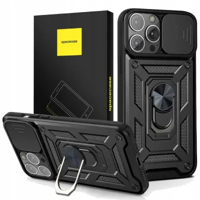 OVITEK SPACECASE OVITEK ZA IPHONE 14 PRO MAX ČRN SC CAMRING