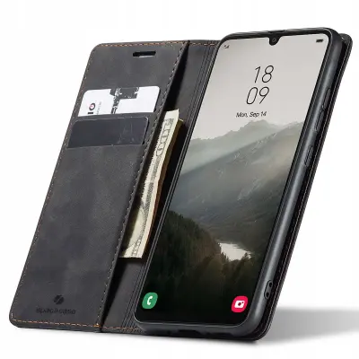 SPACECASE OVITEK DENARNICA ZA SAMSUNG GALAXY A34 5G ČRN OVITEK