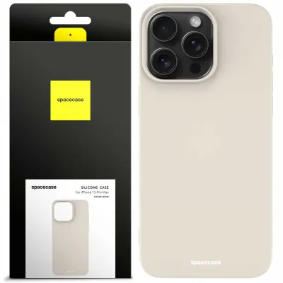 SILIKONSKI OVITEK SPACECASE ZA IPHONE 15 PRO MAX OVITEK KOST
