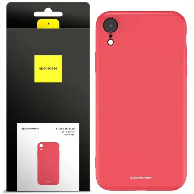 SILIKONSKI OVITEK SPACECASE ZA IPHONE XR ZAŠČITA RDEČ