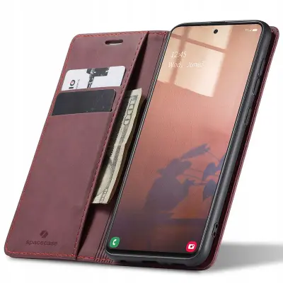 SPACECASE OVITEK DENARNICA ZA SAMSUNG GALAXY A51 RDEČ
