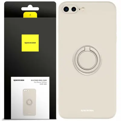 SPACECASE SILIKONSKI OVITEK OBROČ ZA IPHONE 7 8 PLUS ZAŠČITNA KOST