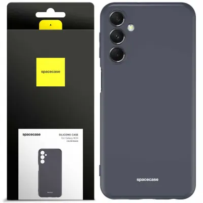 SILIKONSKI OVITEK SPACECASE ZA SAMSUNG GALAXY M34 ČRN