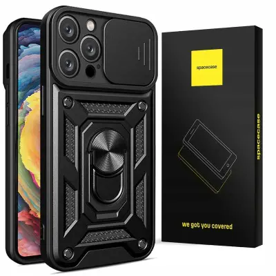 OVITEK SPACECASE OVITEK ZA IPHONE 15 PRO BLACK CAMRING