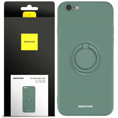 SPACECASE SILIKONSKI OVITEK RING ZA IPHONE 6 6S OVITEK ZELEN OVITEK
