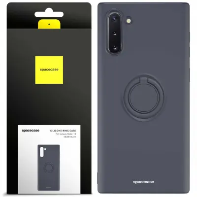 SPACECASE SILIKONSKI OVITEK OBROČ ZA TELEFON GALAXY NOTE 10 ČRN