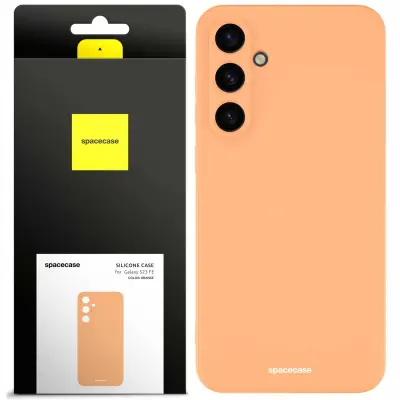 SILIKONSKI OVITEK SPACECASE ZA GALAXY S23 FE OVITEK ORANŽEN