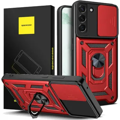 OVITEK SPACECASE CASE CAMRING ZA SAMSUNG GALAXY S22+ RDEČ