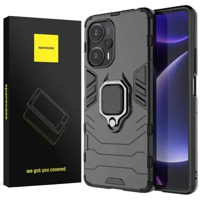 SPACECASE OVITEK ZA POCO F5 BLACK X-RING