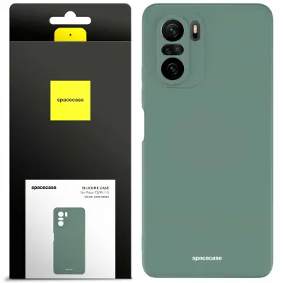 SPACECASE SILIKONSKI OVITEK ZA POCO F3 MI 11I OVITEK TEMNO ZELEN