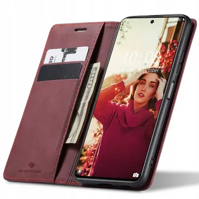 SPACECASE OVITEK DENARNICA ZA SAMSUNG GALAXY NOTE 10 LITE RDEČA