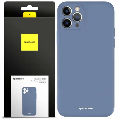 SILIKONSKI OVITEK SPACECASE ZA IPHONE 11 PRO MAX MODRA ZAŠČITA