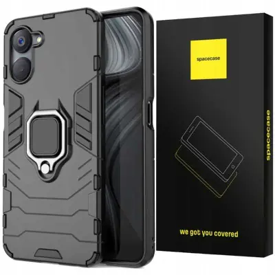 OVITEK SPACECASE ZA REALME 9I 5G X-RING ČRN