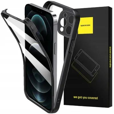 OVITEK SPACECASE OVITEK ZA IPHONE 12 PRO SC BEETLE 360 ČRN