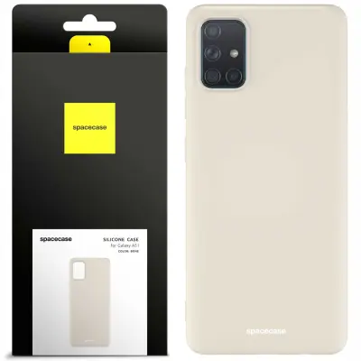 SILIKONSKI OVITEK SPACECASE ZA GALAXY A51 BONE