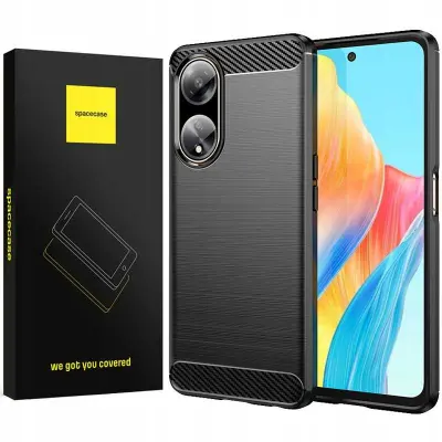 SPACECASE CASE CARBON COVER ZA OPPO A98 5G BLACK PROTECTION