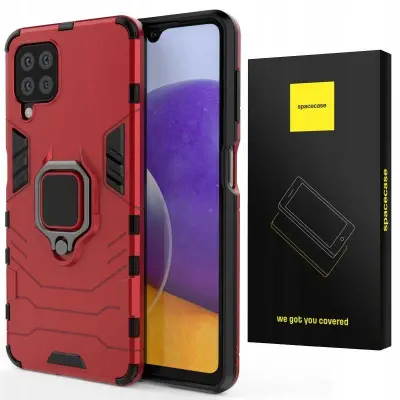 SPACECASE OVITEK X-RING CASE ZA SAMSUNG GALAXY A22 M22 4G RDEČ
