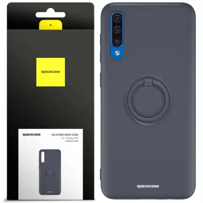 SPACECASE SILIKONSKI OVITEK OBROČ ZA SAMSUNG GALAXY A50 ČRN