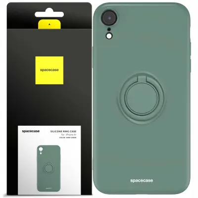 SILIKONSKI OVITEK SPACECASE ZA IPHONE XR OVITEK TEMNO ZELEN