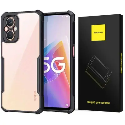 OVITEK SPACECASE ZA TELEFON OPPO RENO 7 LITE 8 LITE ČRN