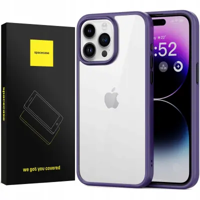 OVITEK SPACECASE OVITEK ZA IPHONE 15 PRO MAX METRO VIJOLIČEN