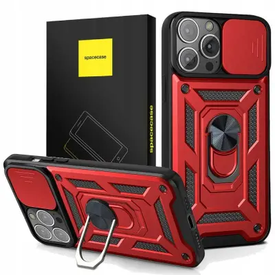 OVITEK SPACECASE OVITEK ZA IPHONE 14 PRO MAX CAMRING RDEČ