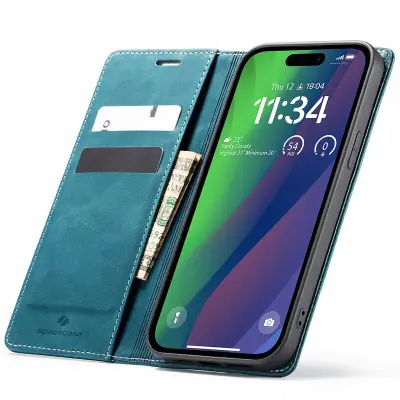 OVITEK SPACECASE CASE ZA IPHONE 15 SC WALLET MODRA