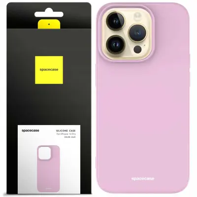 SILIKONSKI OVITEK SPACECASE ZA IPHONE 14 PRO MAX LILAC VIJOLIČEN