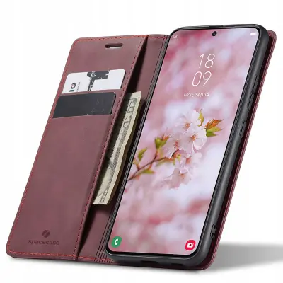 SPACECASE OVITEK DENARNICA ZA SAMSUNG GALAXY S22+ RDEČ