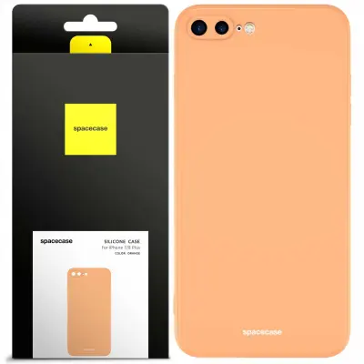 SILIKONSKI OVITEK SPACECASE ZA IPHONE 7 8 PLUS OVITEK ORANŽEN