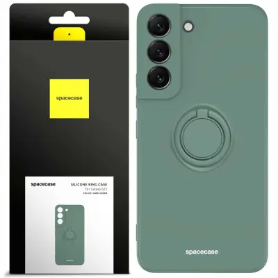SPACECASE SILIKONSKI OVITEK OBROČ ZA SAMSUNG GALAXY S22 TEMNO ZELEN