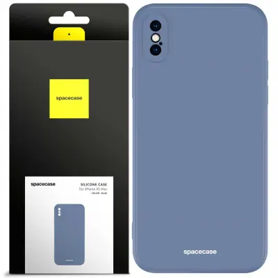 SILIKONSKI OVITEK SPACECASE ZA IPHONE XS MAX MODER ZAŠČITNI OVITEK