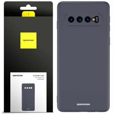 SILIKONSKI OVITEK SPACECASE ZA SAMSUNG GALAXY S10 ČRN