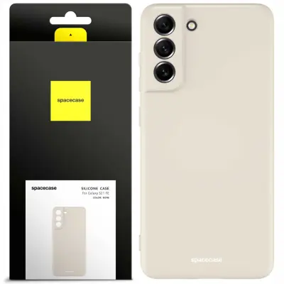 SPACECASE SILIKONSKI OVITEK GALAXY S21 FE BONE ZA TELEFON SAMSUNG