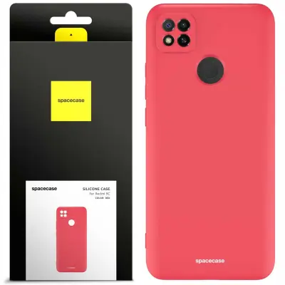 SILIKONSKI OVITEK SPACECASE ZA OVITEK XIAOMI REDMI 9C RDEČ