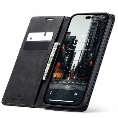 OVITEK SPACECASE WALLET ZA IPHONE 14 PRO MAX OVITEK ČRN