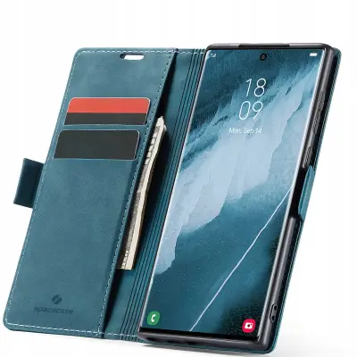 SPACECASE DENARNICA GALAXY S22 ULTRA MODRA ETUI SAMSUNG