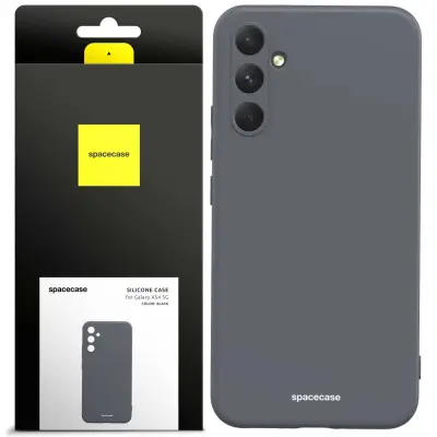 SILIKONSKI OVITEK SPACECASE ZA SAMSUNG GALAXY A54 5G ČRN