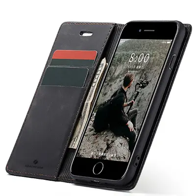 OVITEK DENARNICA SPACECASE ZA IPHONE 7 8 SE 2020 OVITEK ČRN