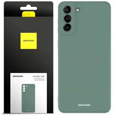 SILIKONSKI OVITEK SPACECASE ZA SAMSUNG GALAXY S21+ TEMNO ZELEN
