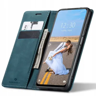 SPACECASE OVITEK DENARNICA ZA XIAOMI POCO M3 PRO NOTE 10 5G MODRA