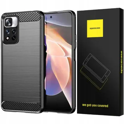 SPACECASE OVITEK CARBON COVER ZA XIAOMI REDMI NOTE 11 PRO ČRN